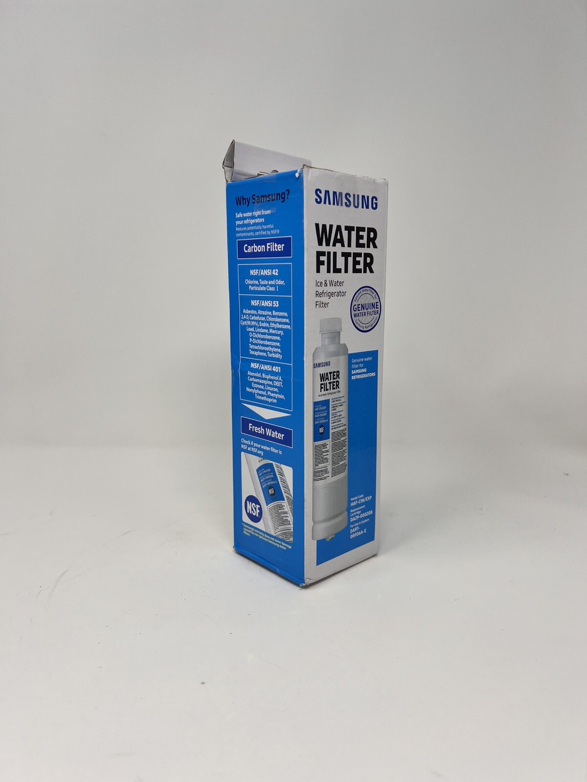 Samsung Refrigerator Ice, Water Filter (Rep Cart: DA29-00020B)