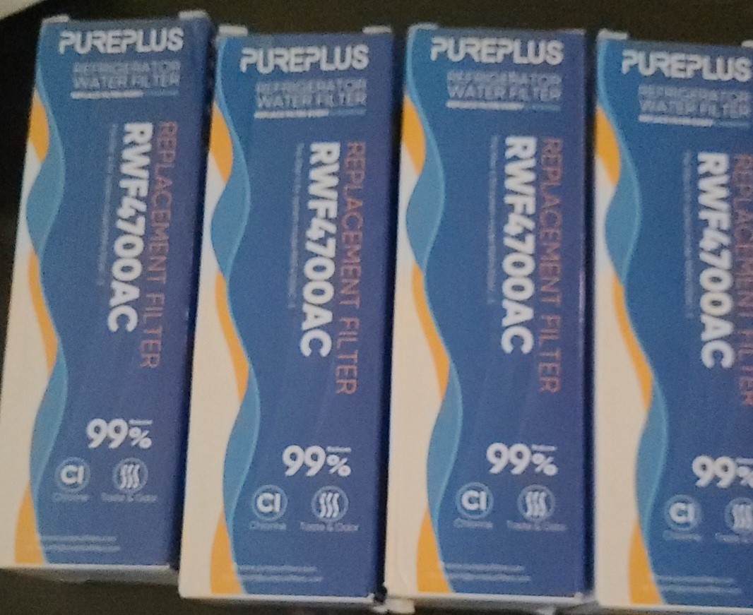 4 pack of PUREPLUSRWF4700AC Refrigerator WaterFilters