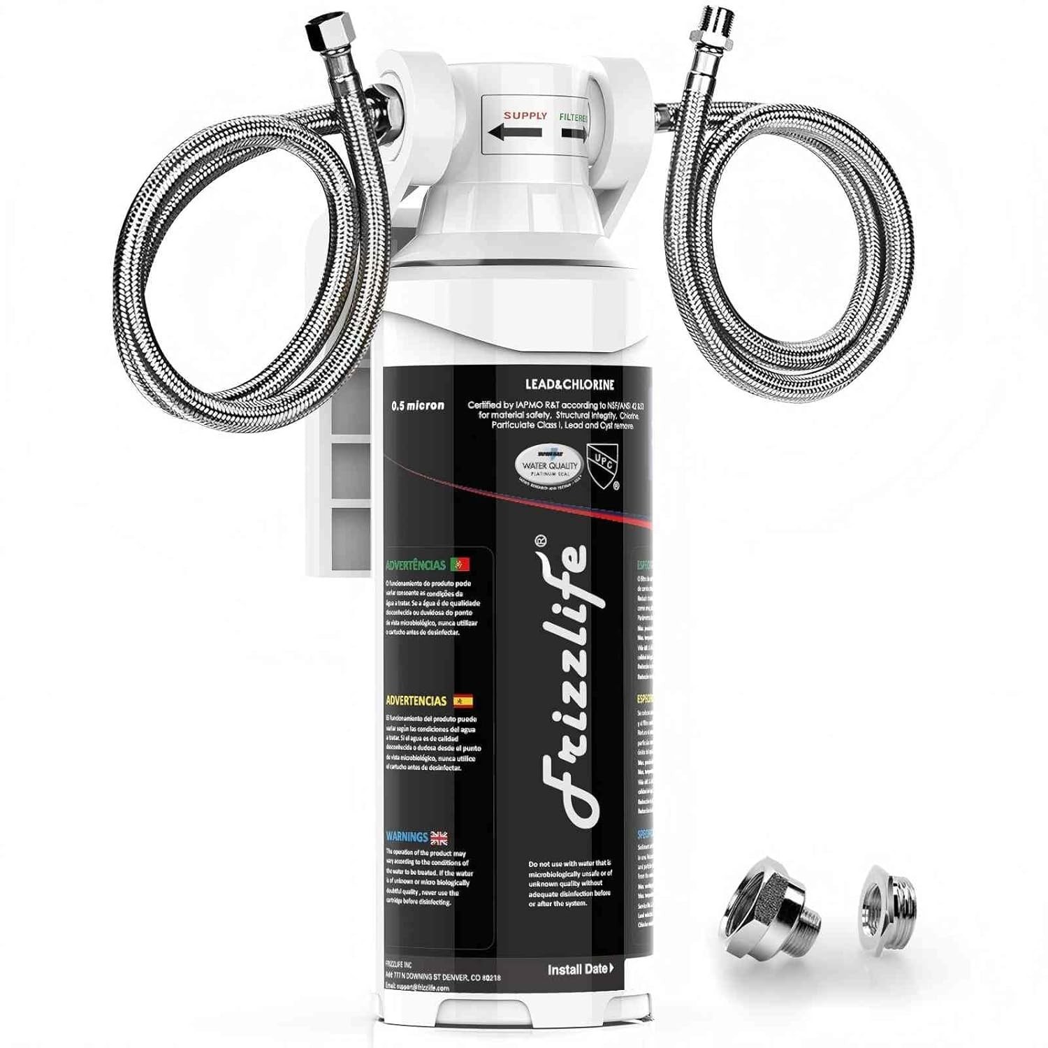 Under Sink Water Filter System – NSF/ANSI Certified, 2- Life, 0.5 Micron Filt…