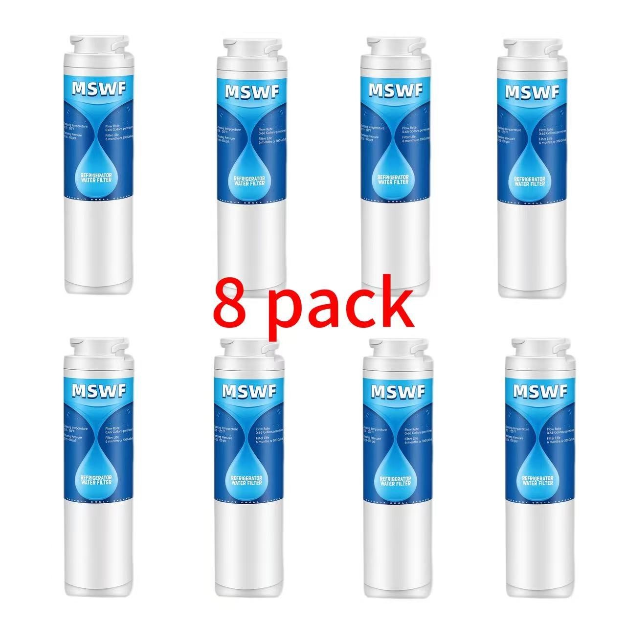 MSWF Refrigerator Water Filter Replacement for GE 101820/A, 101820A, 101821-B