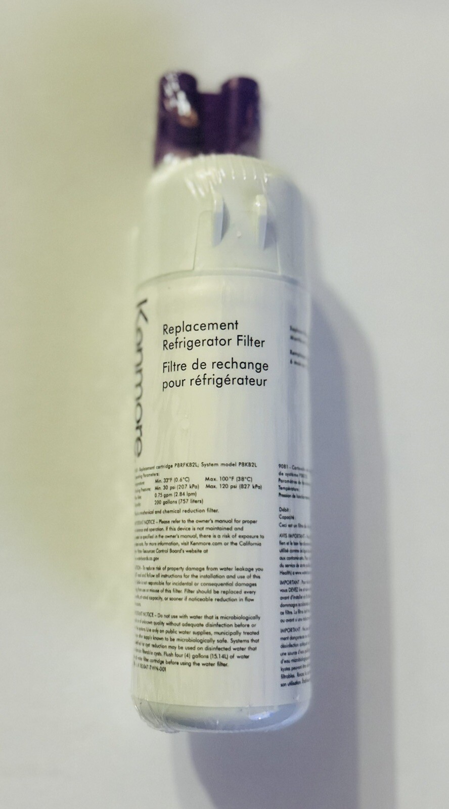Replacement Refrigerator Water Filters For Kenmore 469081 (2 Packs)