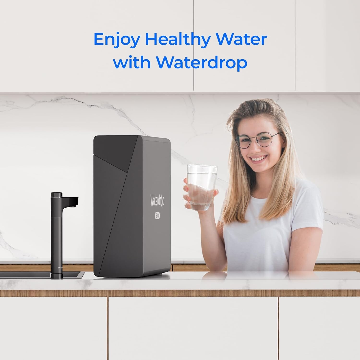 Waterdrop WD-F2 Filter,Replacement for All WD-X-series Reverse Osmosis System