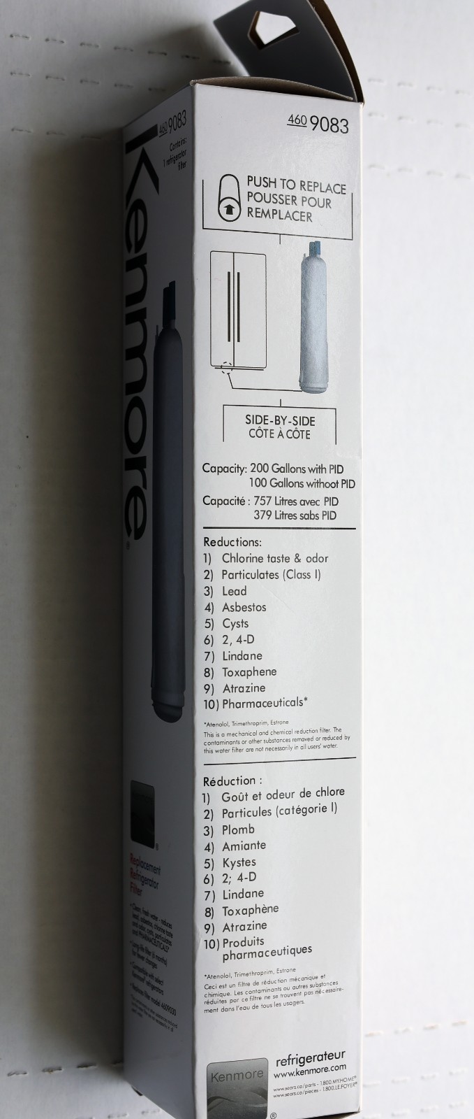 Genuine OEM 9083 Kenmore 4609083 Replacement Refrigerator Water Filter SEALED