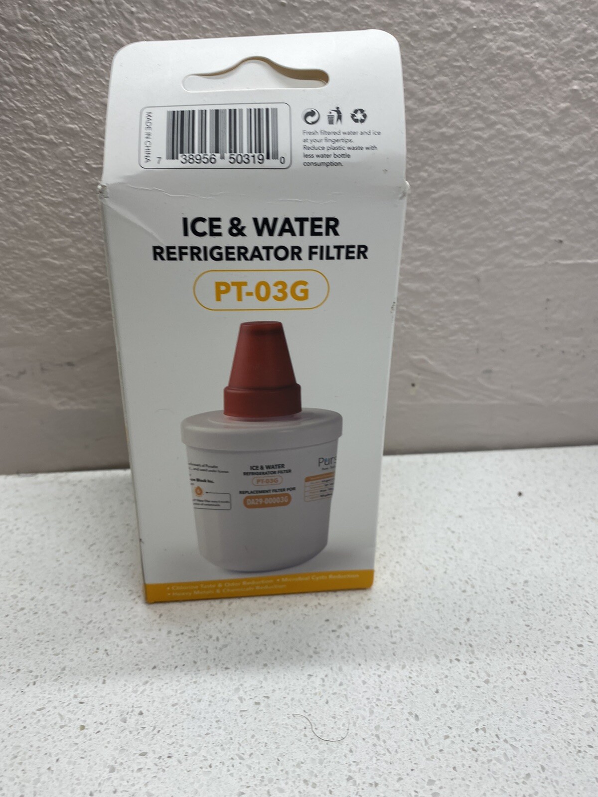 1pcs Pursafet Replacement Samsung DA29-00003G AquaPure Refrigerator Water Filter