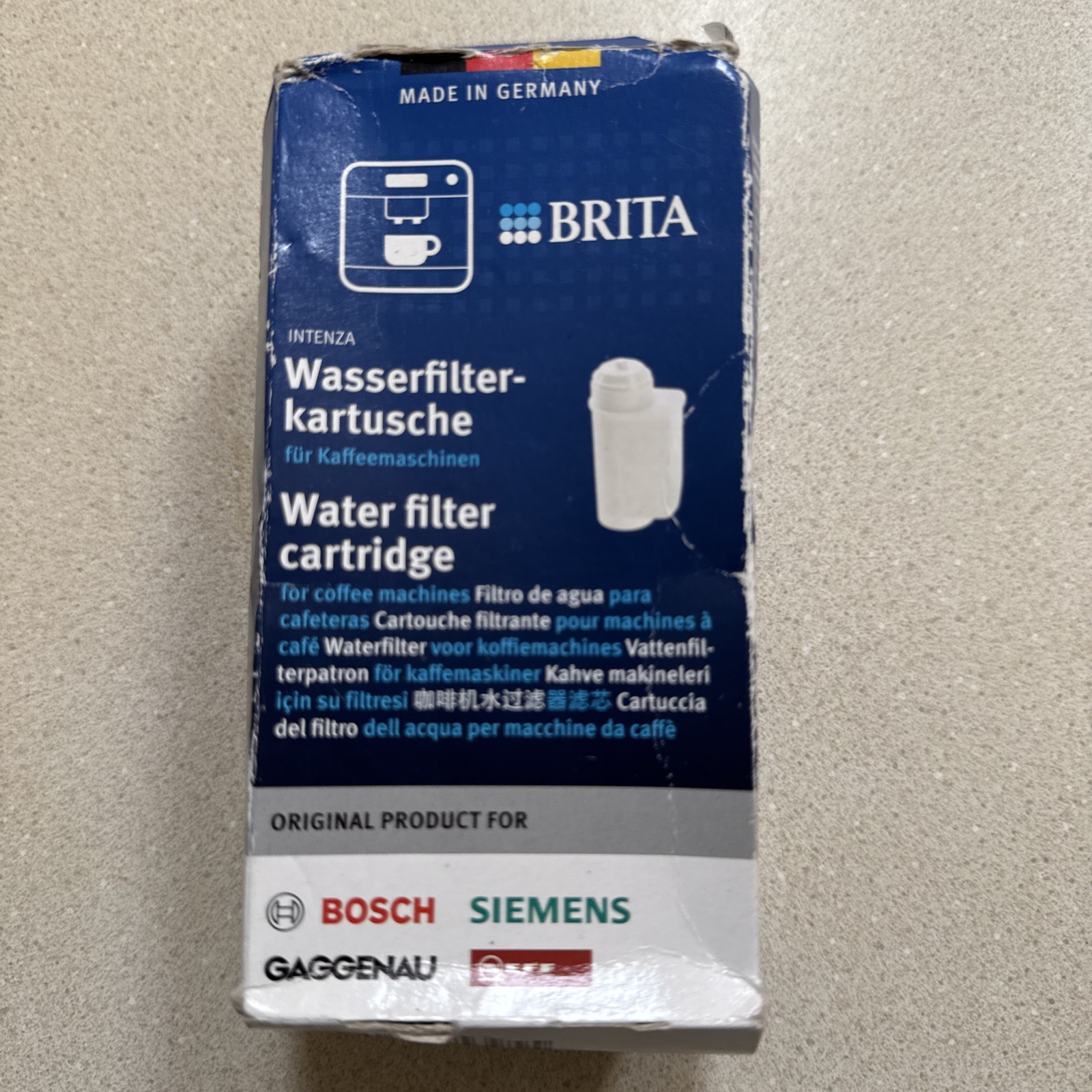 Brita Intenza Water Filter – Siemens Bosch Neff Gaggenau TZ70003 467873 Genuine