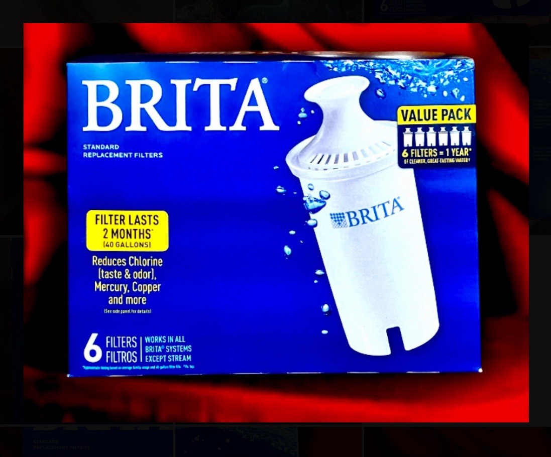 BRITA water Filter 6 Cup Pitcher W 1 Filter and 6 Extra Filters BUNDLE DEAL