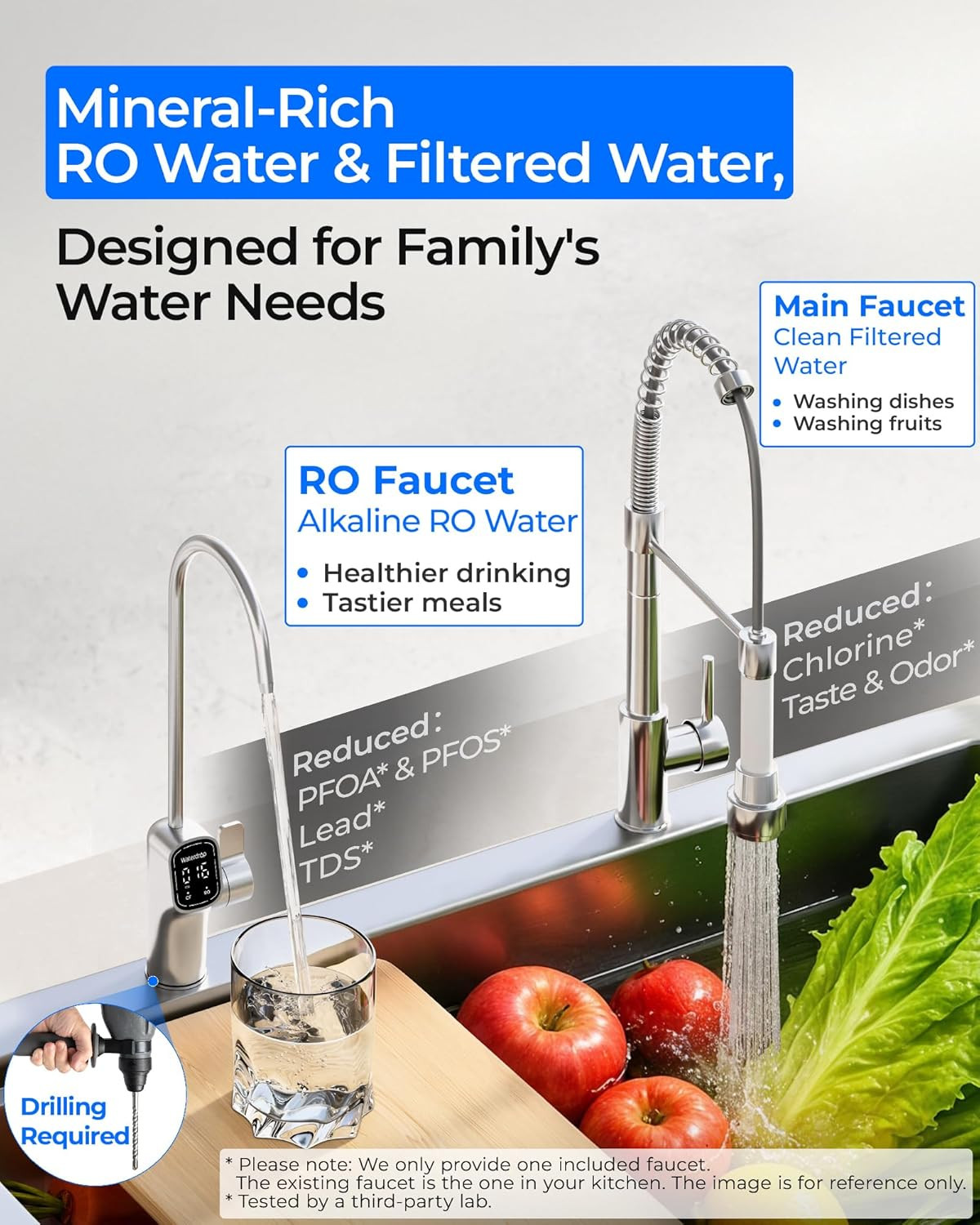 G5P700A-Pro Alkaline Mineral Ph+ Reverse Osmosis Water Filter, NSF/ANSI 58 & 372