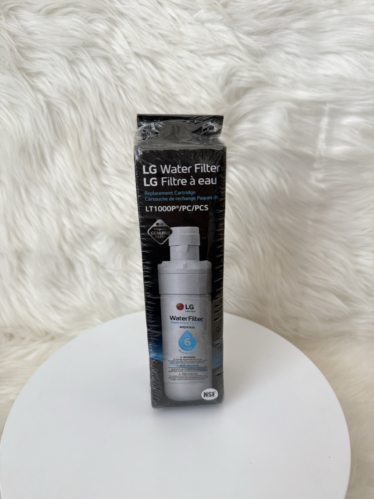 Genuine LG Water Filter Replacement Cartridge LT1000P/PC/PCS New and Sealed