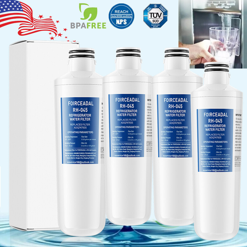 4 PACK Refresh Refrigerator Ice Water Filter for LG LT1000P ADQ747935 Brand New