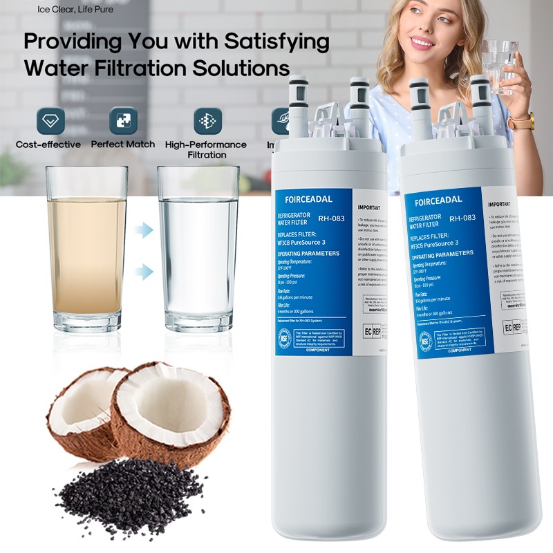 2PACK For Frigidaire WF3CB Refrigerator PureSource Ultra 3 Water & Ice Filter US