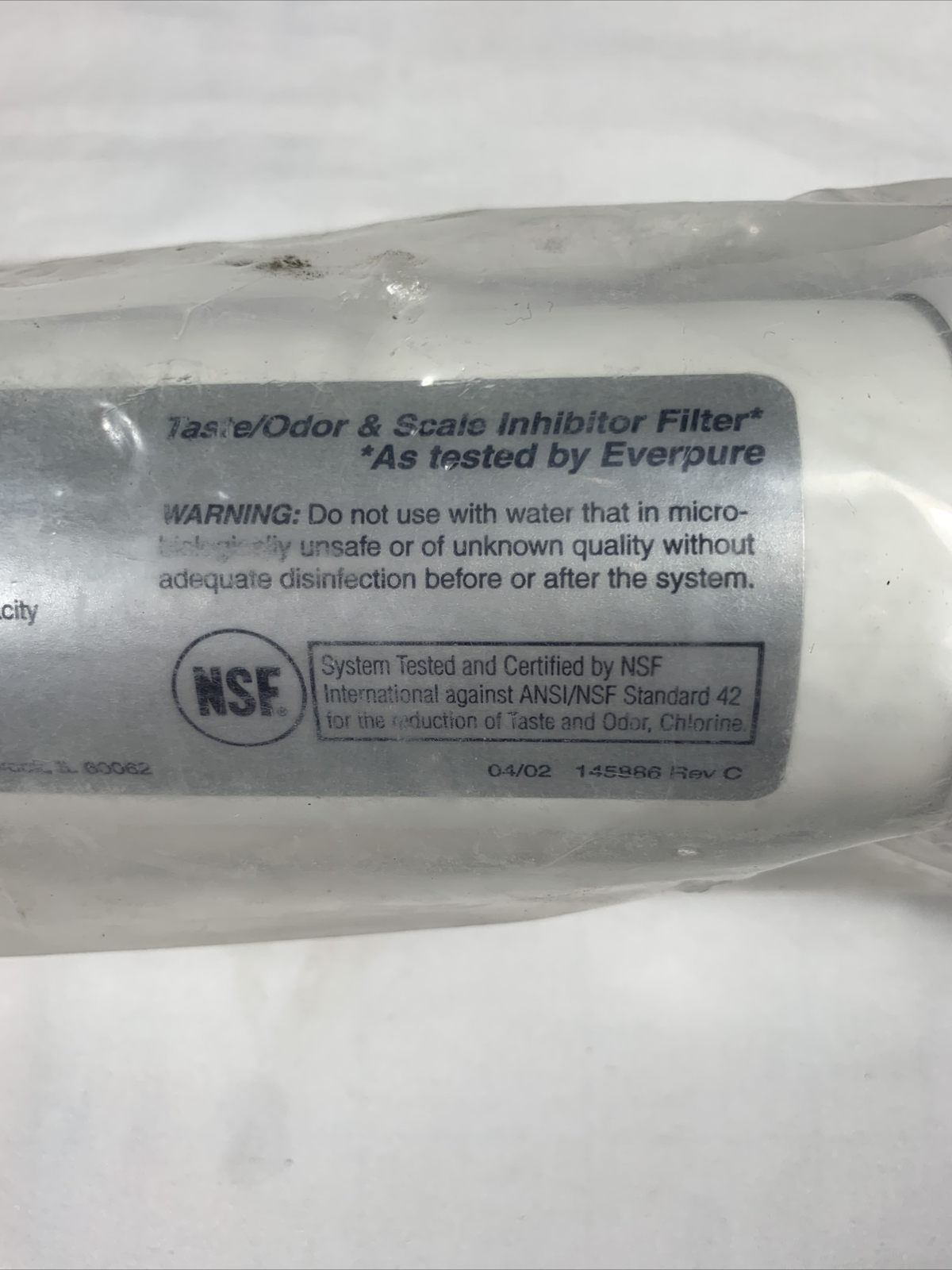 Everpure IN-10 In-Line Water Filter Without Fittings –