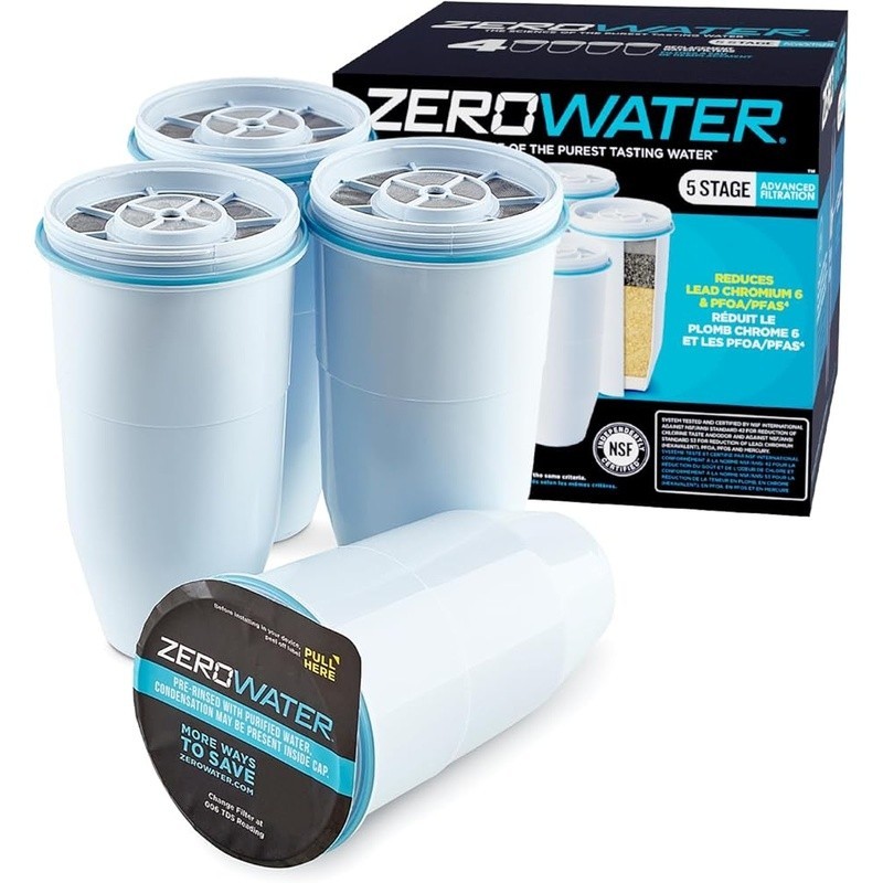 5-Stage Ion Exchange Replacement Filter Pack BPA-Free Removes TDS Lead Chlorine