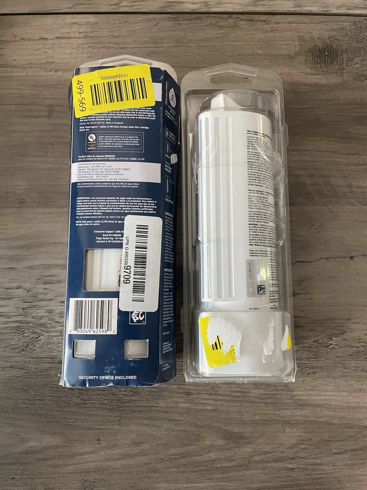 EveryDrop Refrigerator Ice And Water Filter A, EDRARXD1, 2 Pack