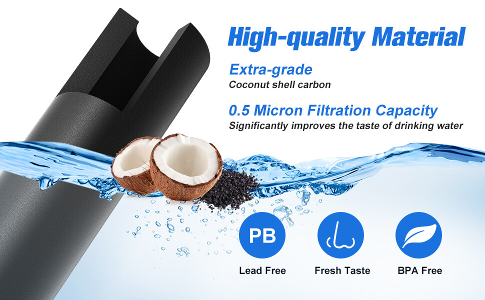 2 PACK for Frigidaire EPTWFU01 Pure Source Ultra II Refrigerator Water Filter US