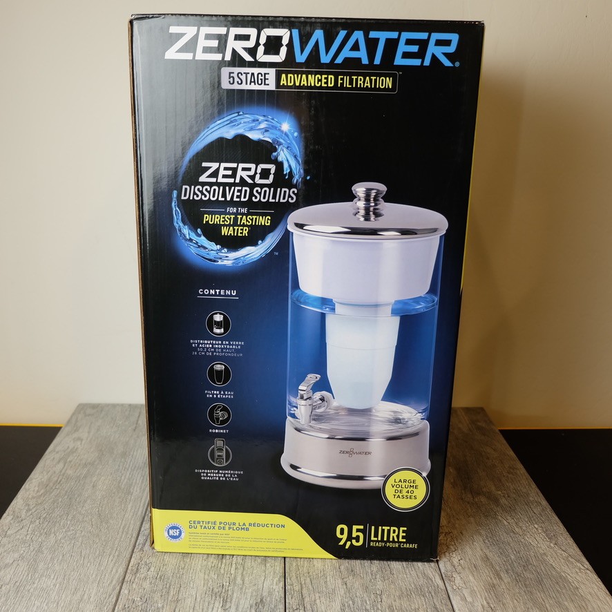 Zero Water 40 Cup Water Filter 2.5 Gallon Beverage Dispenser & Meter PLEASE READ