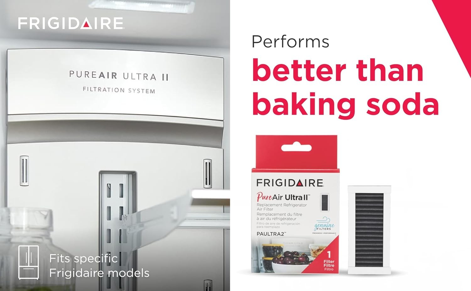 2 Pack PAULTRA2 PureAir Ultra II Air Filter Compatible With Frigidaire PAULTRA2