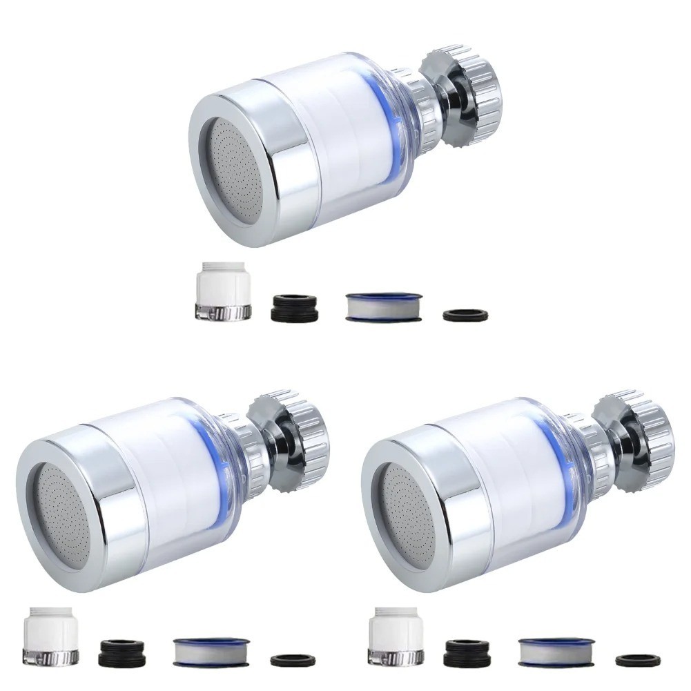 2PCS Faucet Water Filter Element Removes Chlorine Heavy Metals Shower Bath