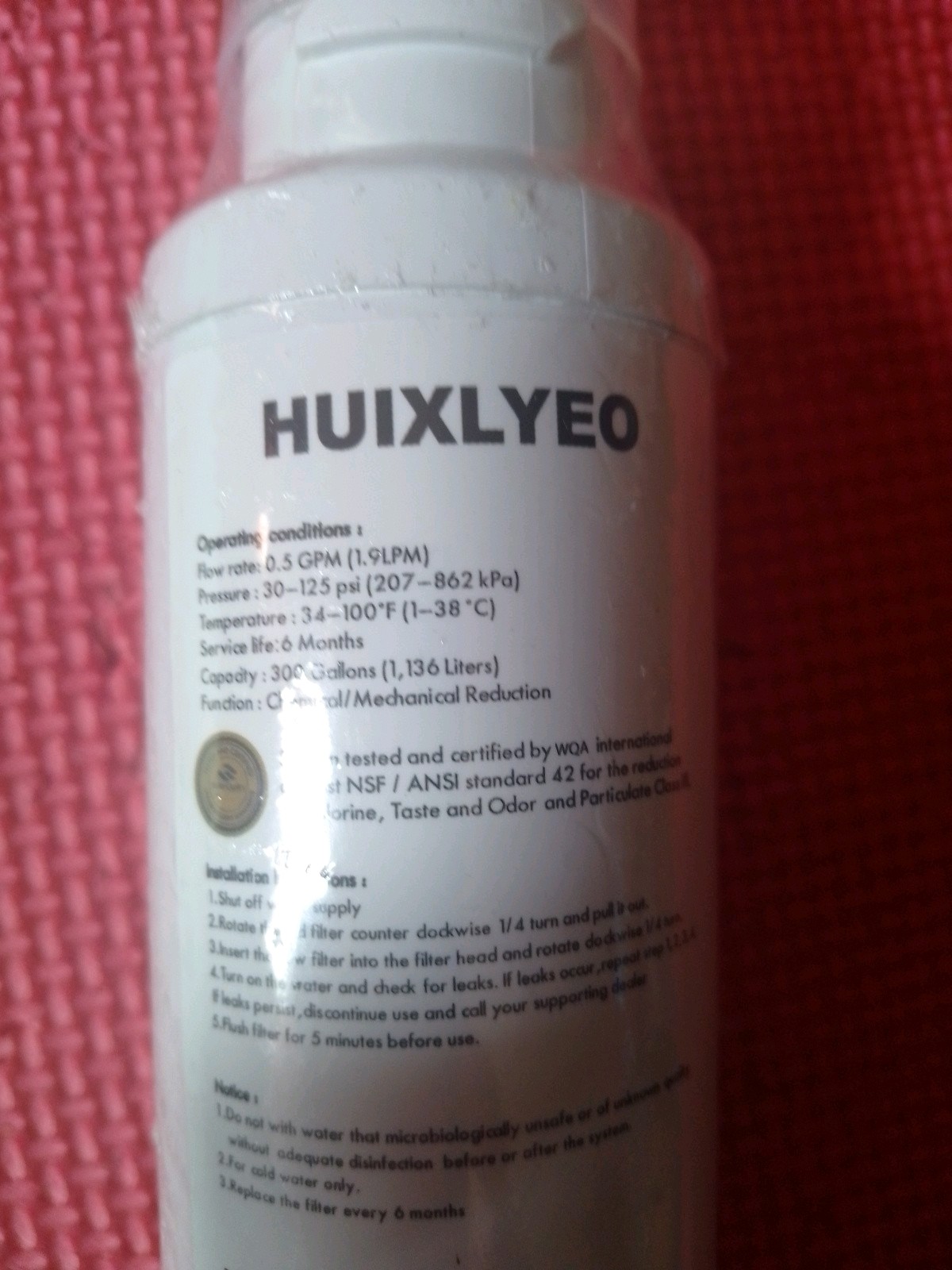 Refrigerator Filter for DW2042FR-09 – Huixlyeo NEW See Description.