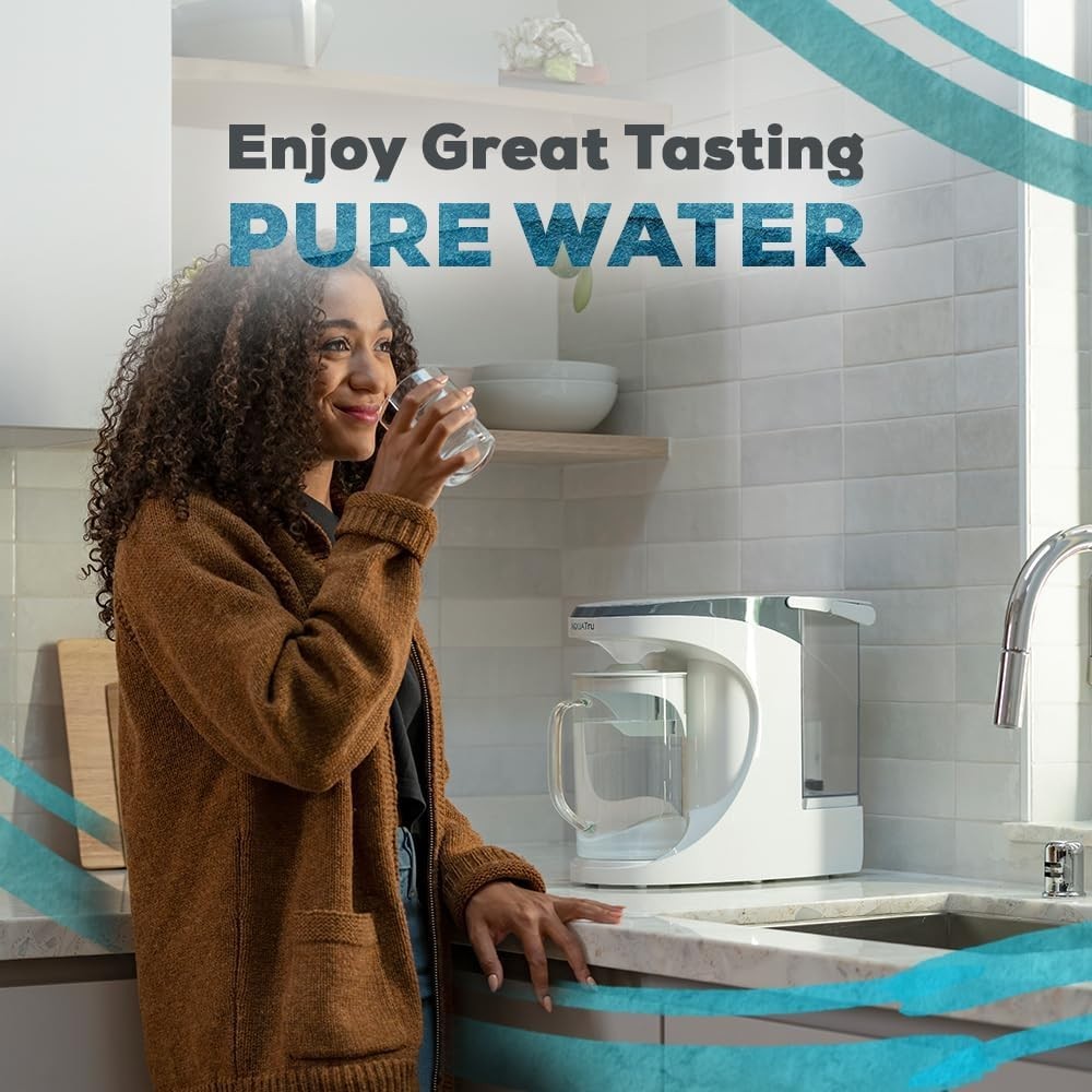 AquaTru Carafe One- Filter Set – Guaranteed Clean Water for 300-600 Gallons