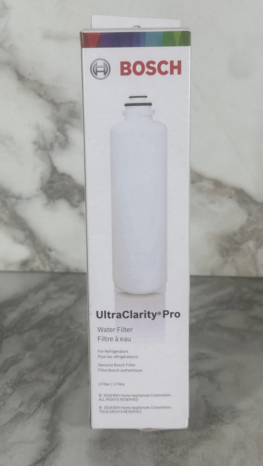 1 PACK Bosch Ultra Clarity Pro BORPLFTR50 Water Filter White #WFS200MF/WFS210MF