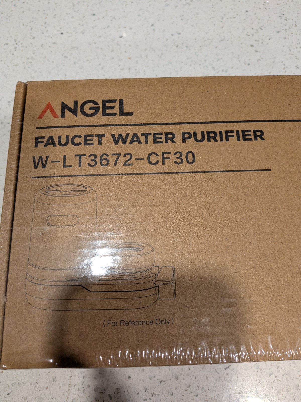 Angel F350 Water Filter for Sink Faucet, Faucet Mount, Reduces 98% Chlorine NEW