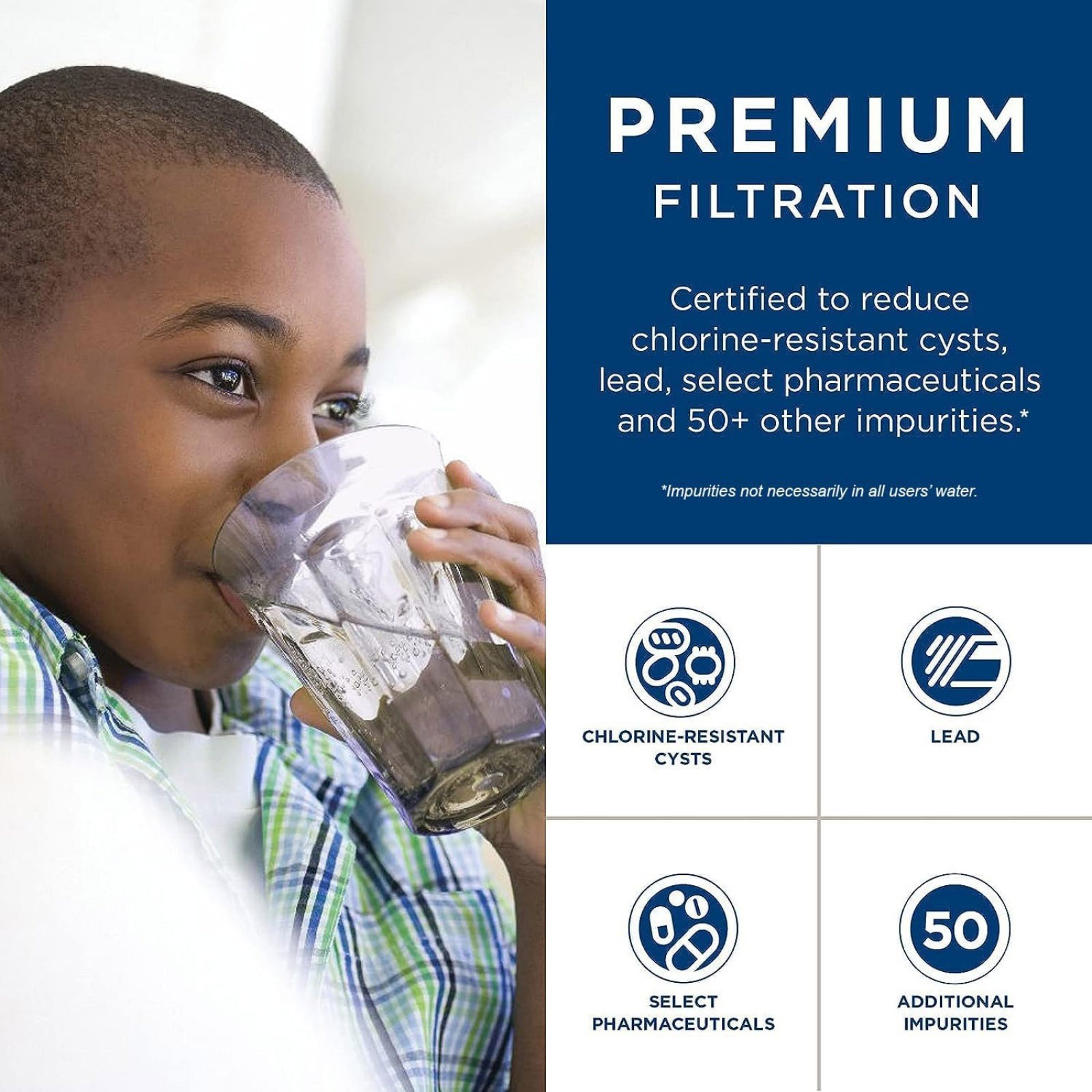 For GE RPWFE Water Filter Replacement Cartridge Without Chip Plastic Housing