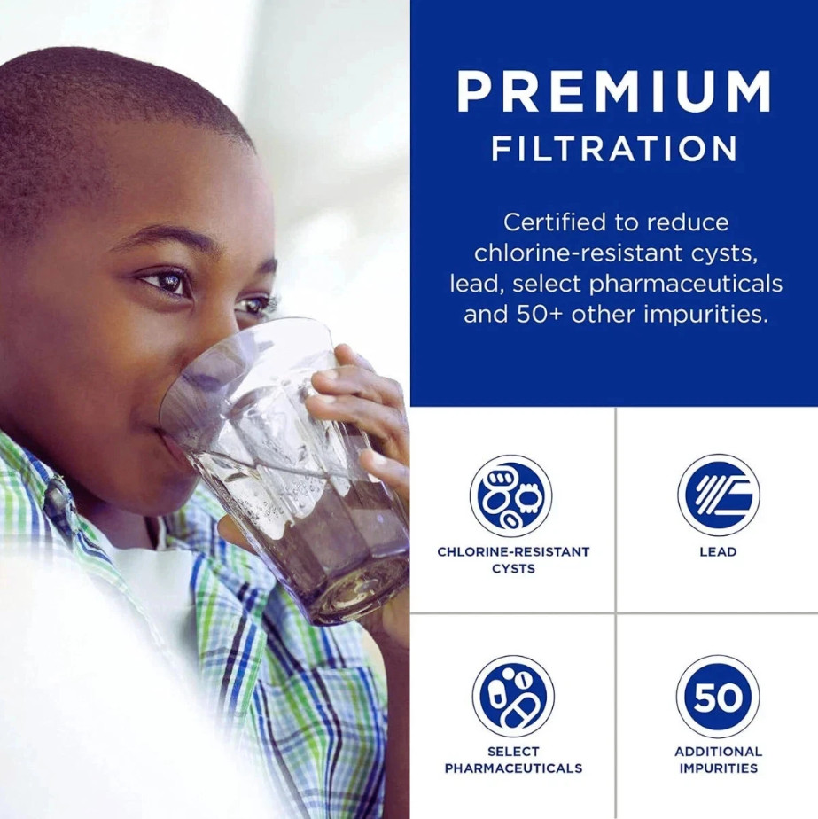 2 PACK GE MSWF SmartWater Refrigerator Replacement Water Filter New, USA