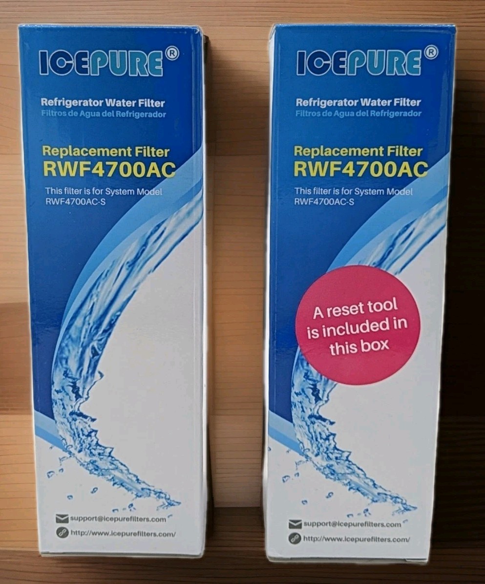 2 Ct. Icepure RWF4700AC Refrigerator Water Filters