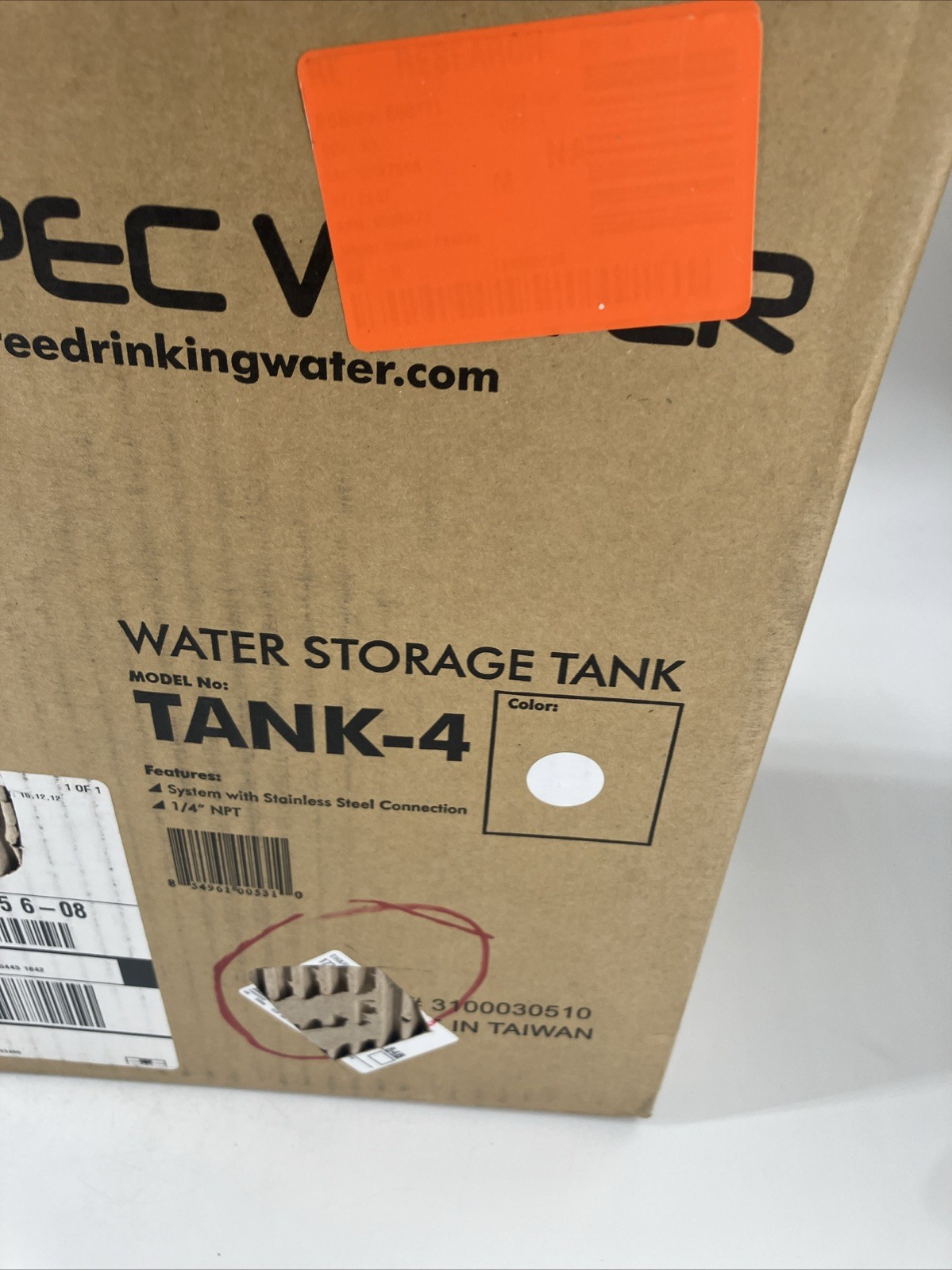 APEC TANK-4 Water Systems 4 Gallon Residential Pre-Pressurized Reverse
