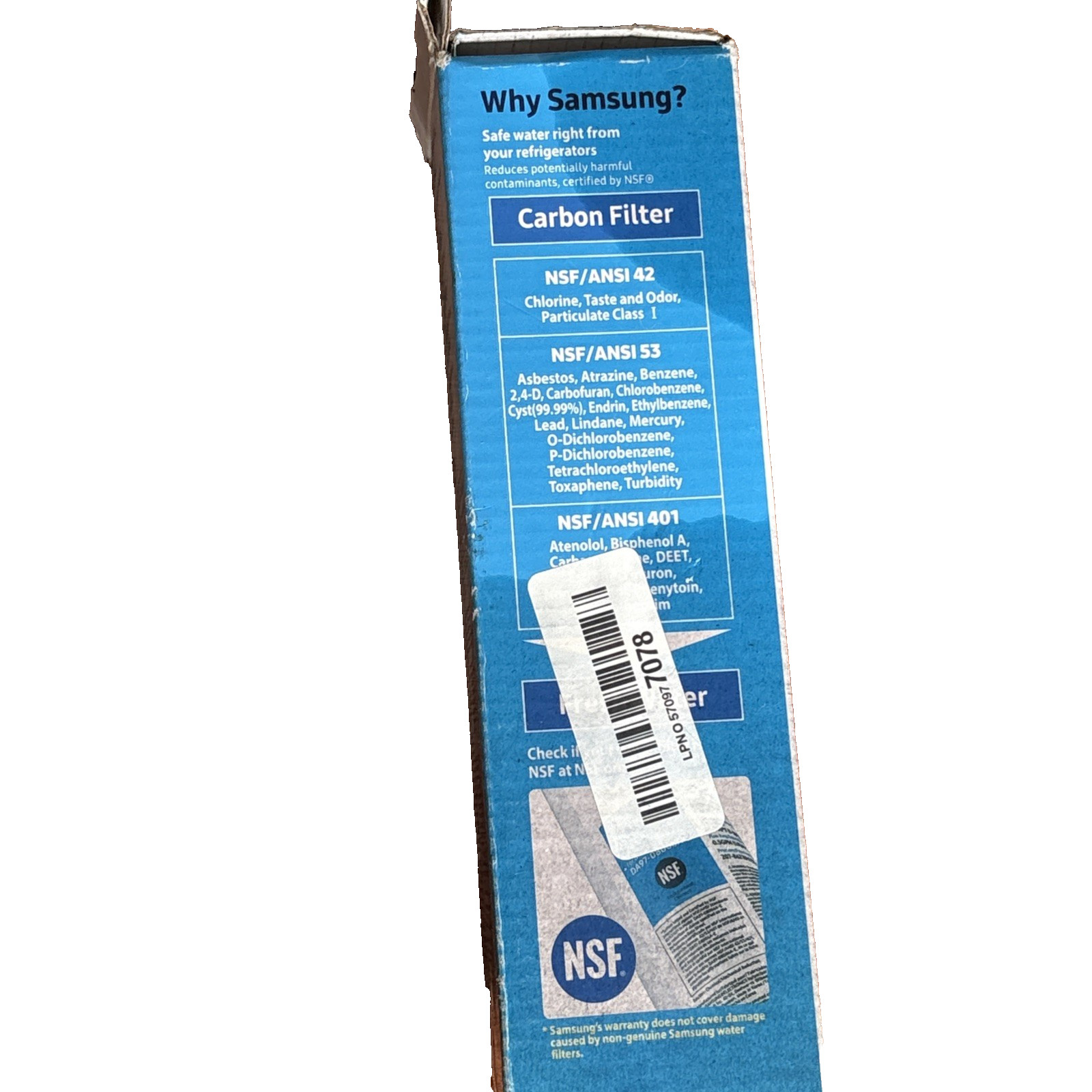Genuine Samsung DA29-00020B Refrigerator Water Filter HAF-CIN DA97-08006A-E