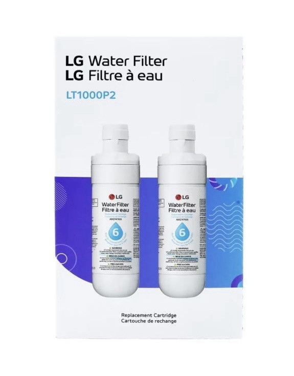 LG LT1000P2 6 Month / 200 Gallon Capacity Refrigerator Water Filter (2 PACK)