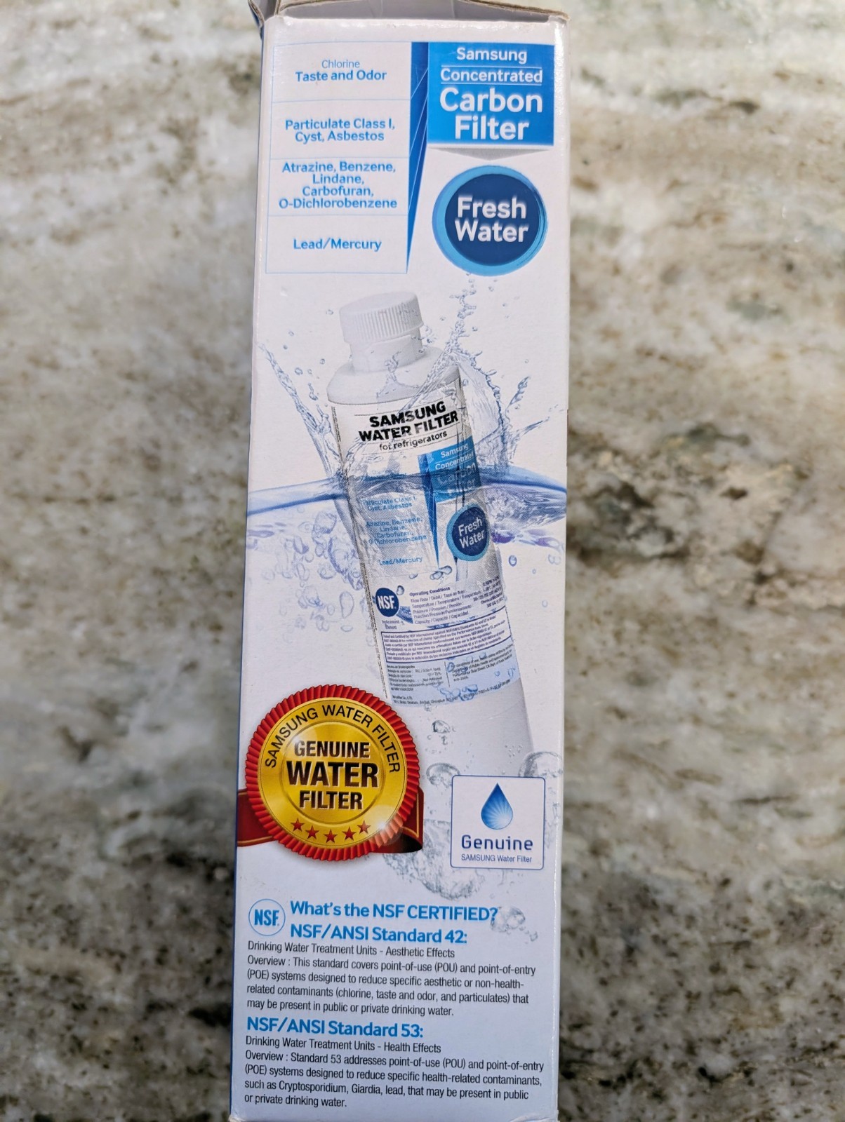 GENUINE SAMSUNG MODEL HAF-CIN/EXP / CART DA29-00020B – REFRIGERATOR WATER FILTER