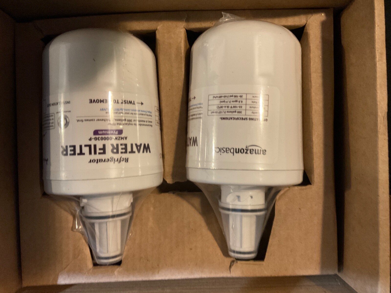 2 Pack For Samsung DA29-00003G Refrigerator Water Filter 300 Gallons Replacement