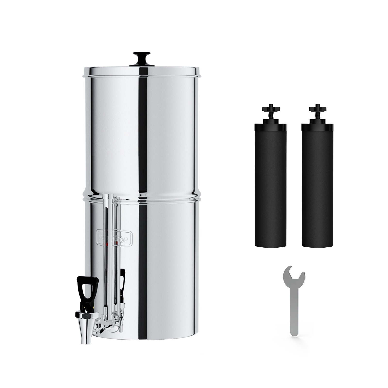 Waterdrop Gravity-fed Water Filter System,2.25-gallon Stainless-steel System