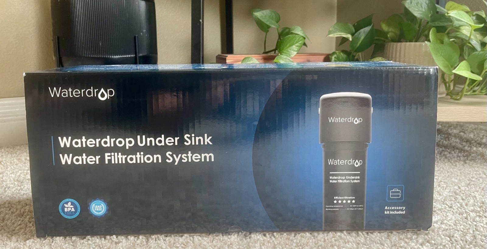 Waterdrop 10UA Under Sink Water Filter System New In Box NSF Certified