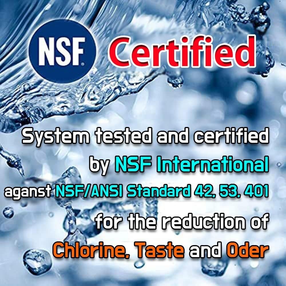 Crystal-Clear Water Filter Replacement, 99% Reduction