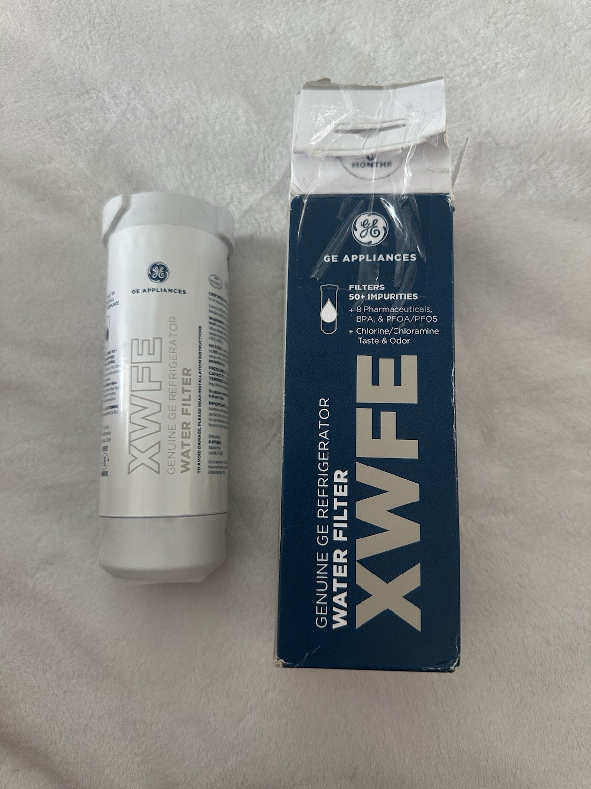 GE Twist In XWFE Refrigerator Water Filter Replacement