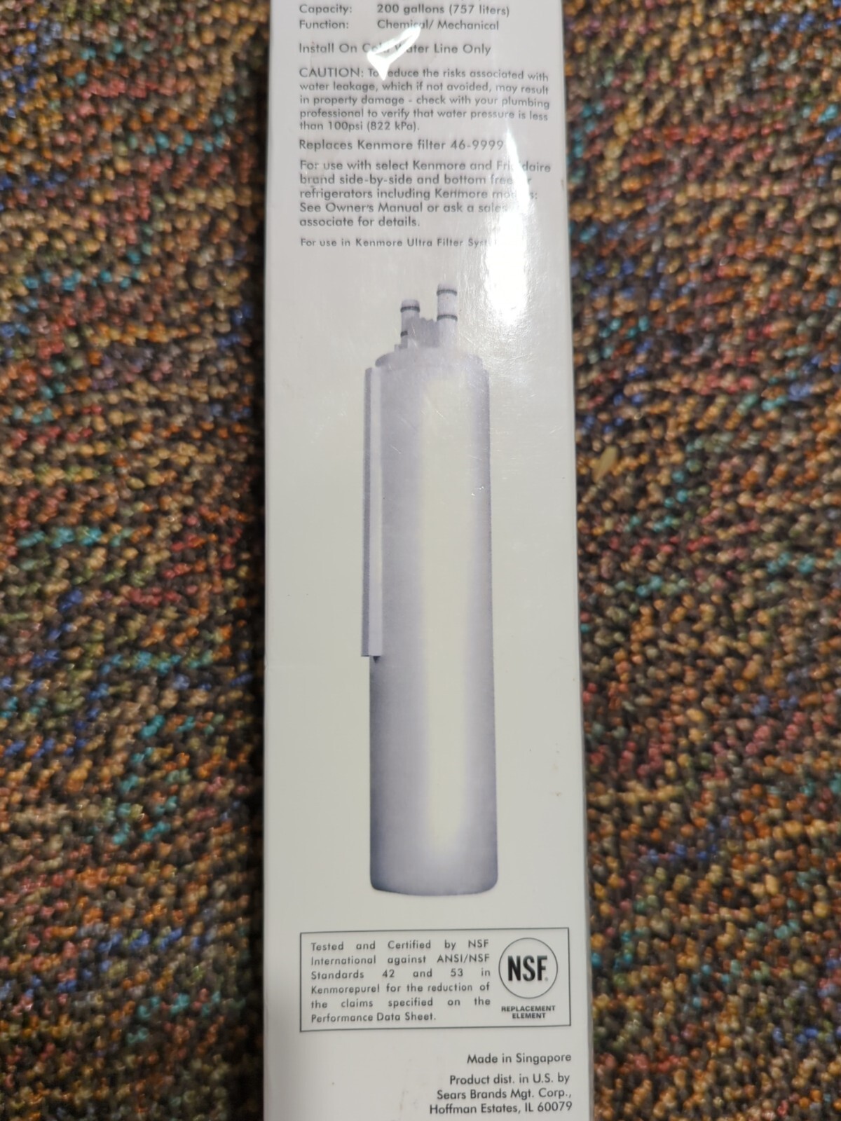 Kenmore clear 46-9999 Replacement Refrigerator Filter