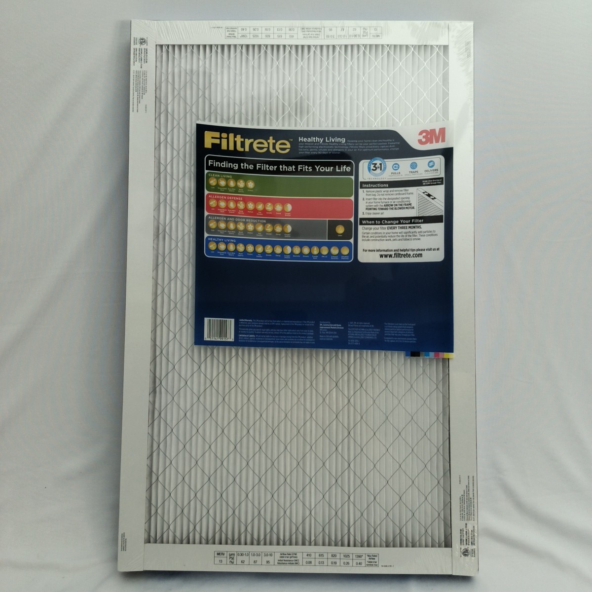 Filtrete Ultimate Allergen 16x25x1 Air Filter 1900 MPR 2-Pack