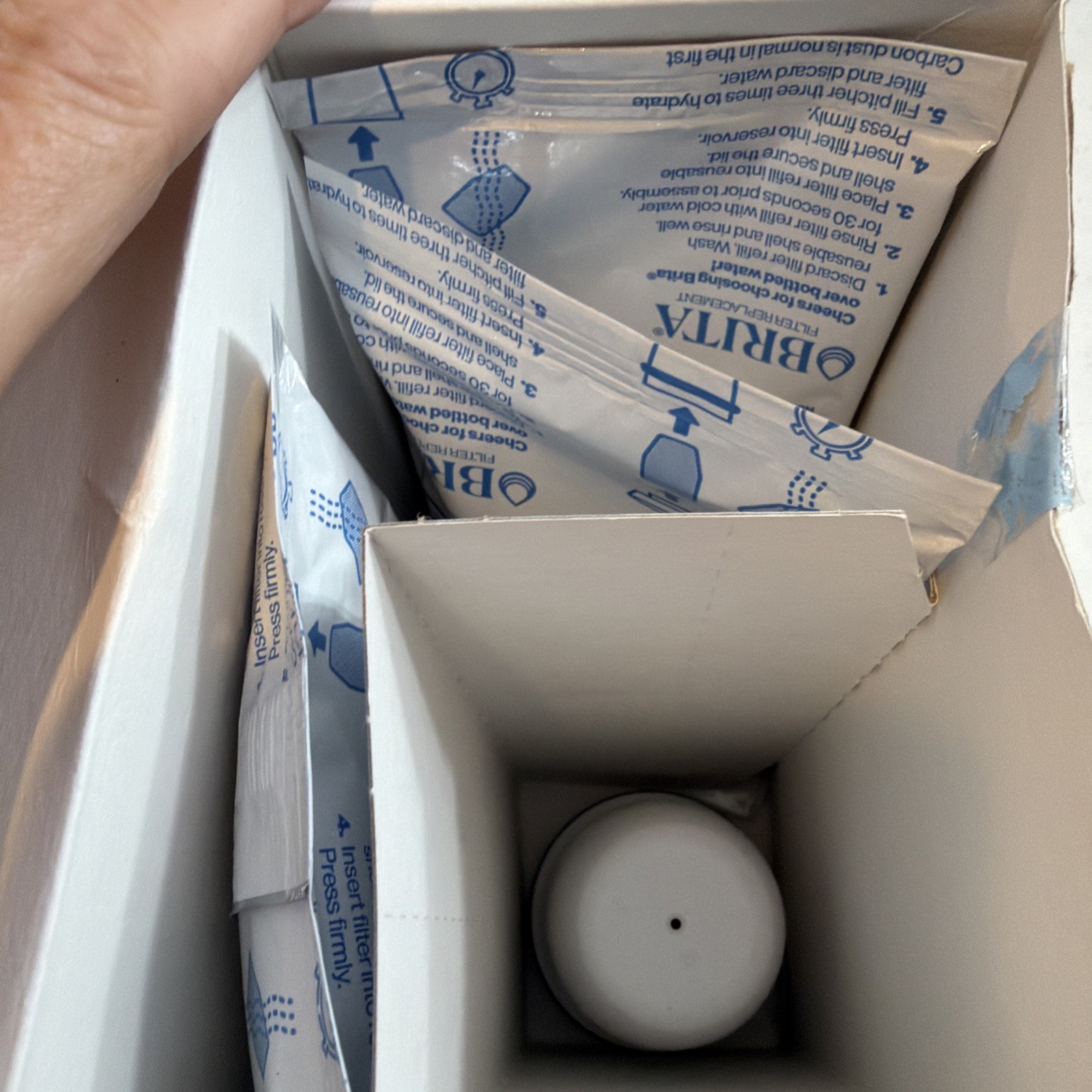 3 Qty Brita Water Filtration Refillable Filter Starter Kit 3pk – Without box