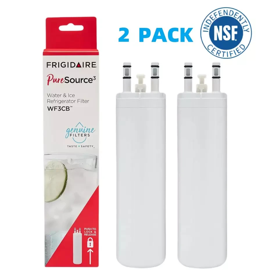 2 Pack Frigidaire WF3CB PureSource 3 Replacement Refrigerator Water Filter US