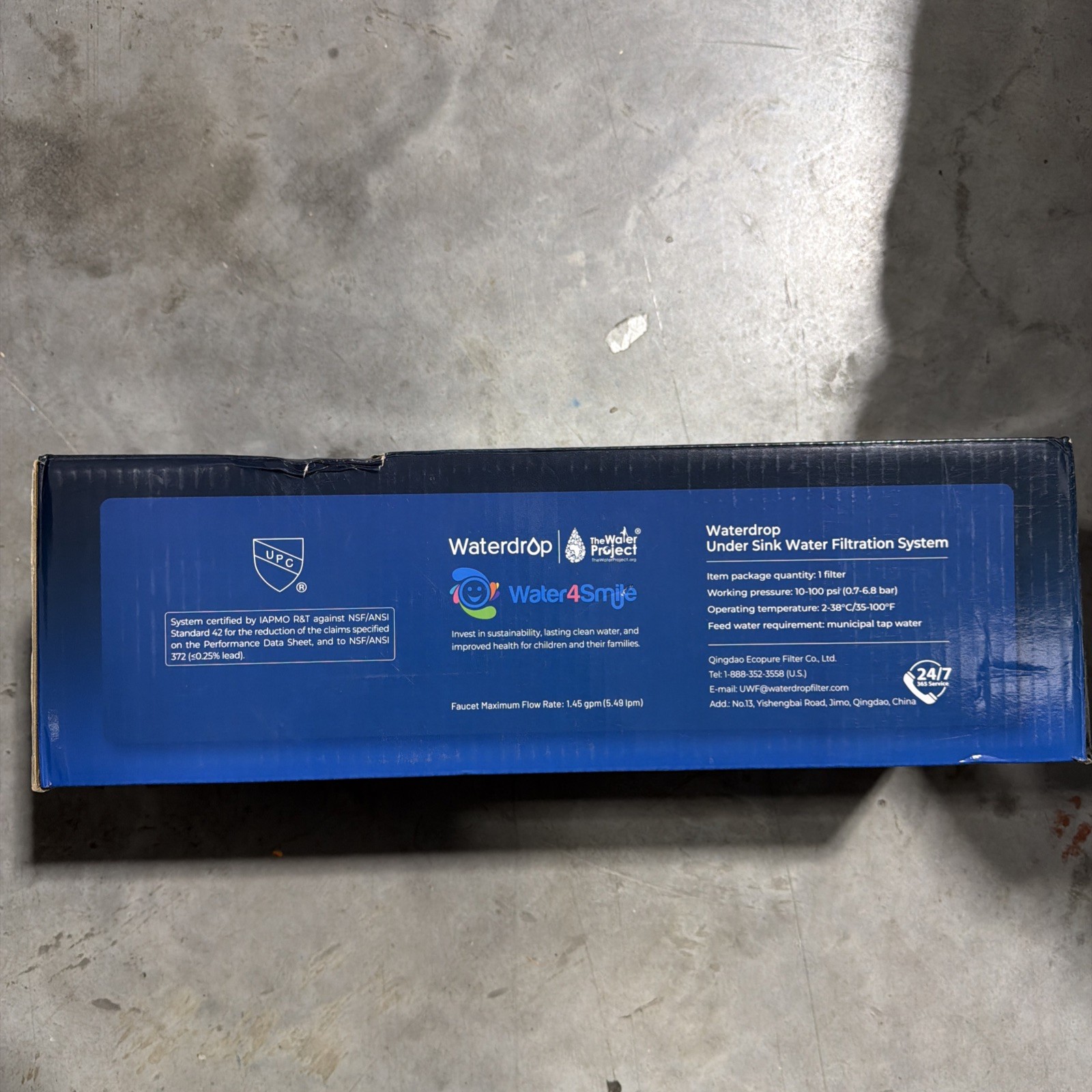 Waterdrop 15UA Under Sink Water Filter System