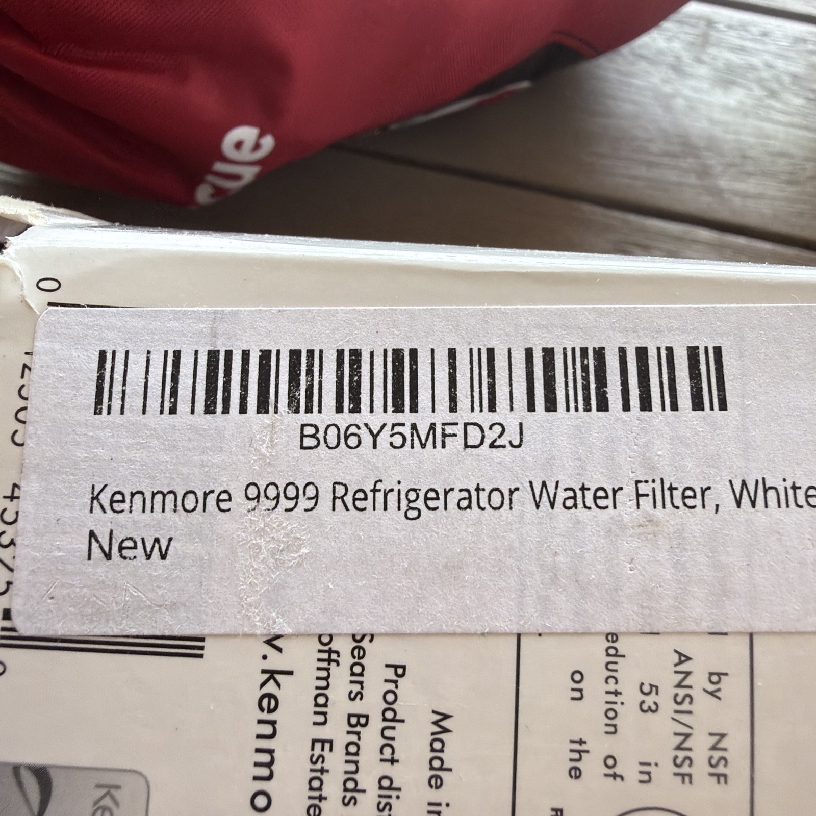 1 Unit Kenmore Replacement Refrigerator Water Filter 46-9999 New – Open Box