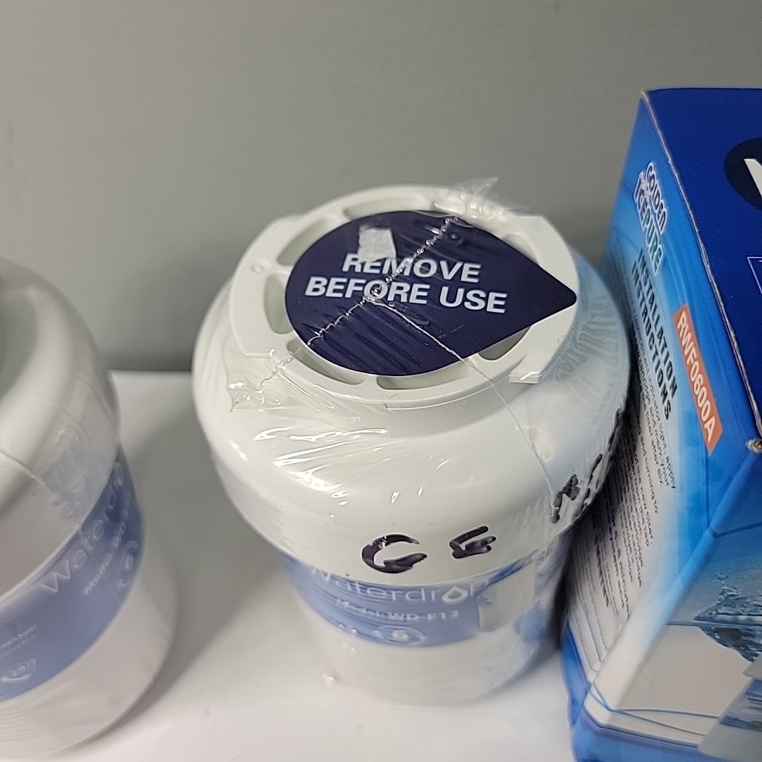 Waterdrop Golden Water Filters Replacement for GE® MWF®, SmartWater® MWFP 3 Pack