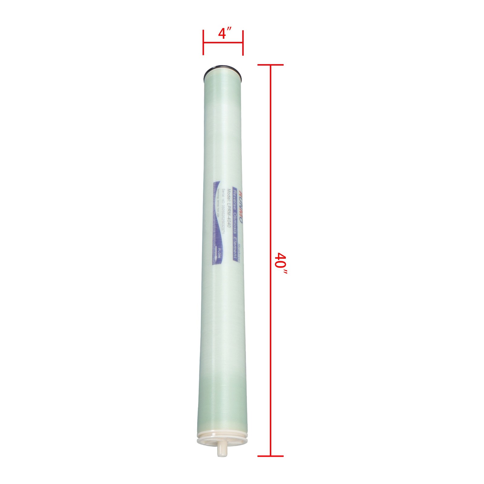 BW-4040 4inx40in Reverse Osmosis Membrane 2400 GPD w/AG4040FF AG4040TF TW30-4040
