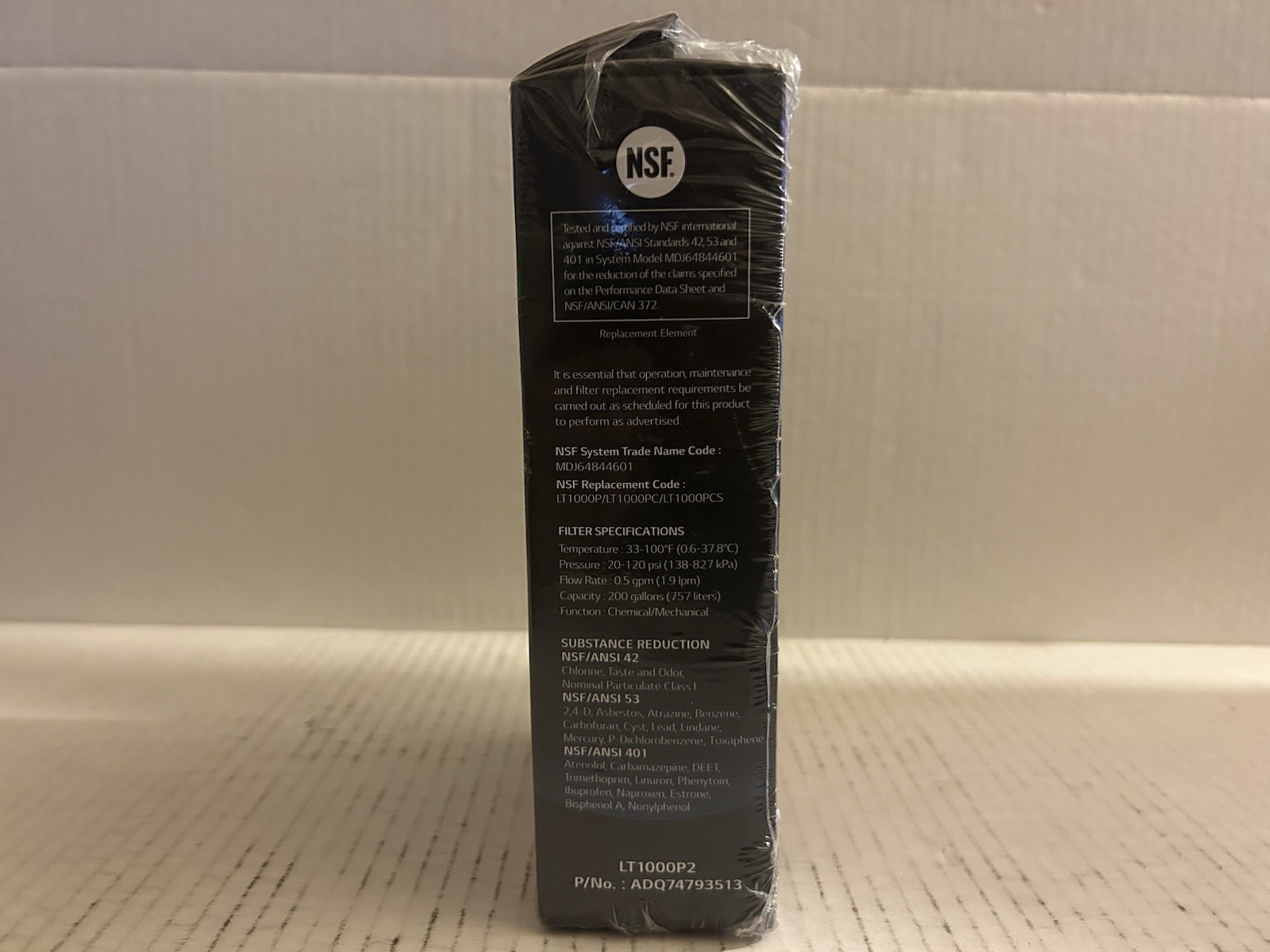 2pk LG Refrigerator Water Filter LT1000P2 Replacement Cartridge Genuine