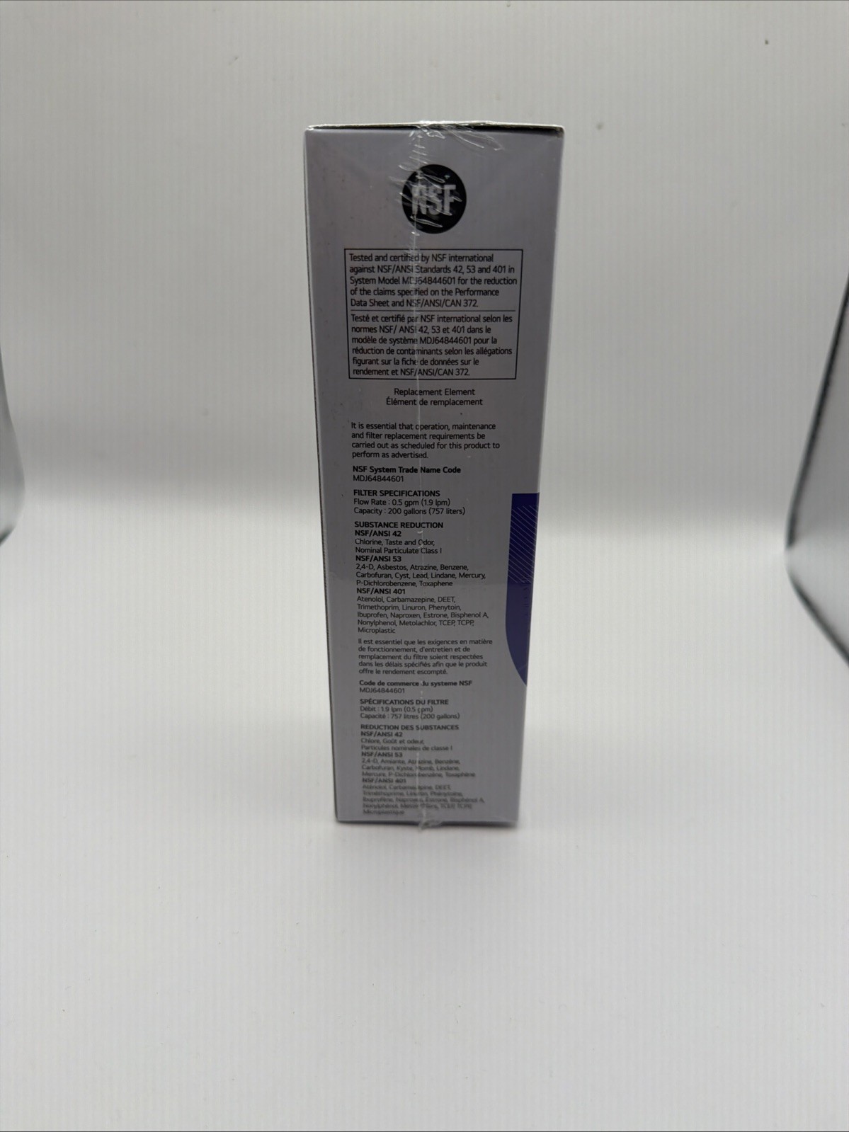 LG LT 1000P OEM Genuine Refrigerator Water Filter Replacement | 1 Pack | New A