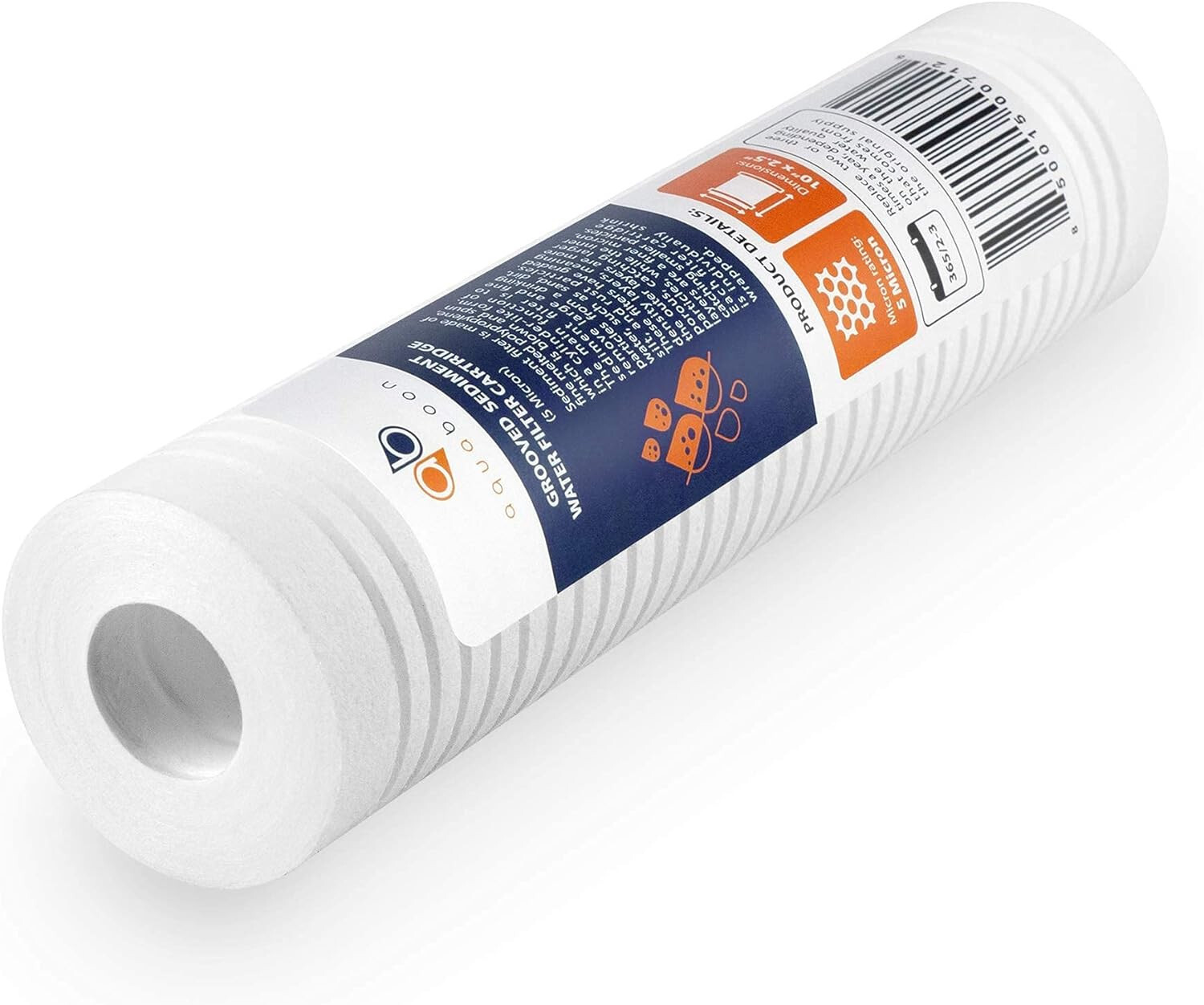 6 pcs Aquaboon Water Filter Compatible with Standard 5 Micron 10×2.5″ Sediment