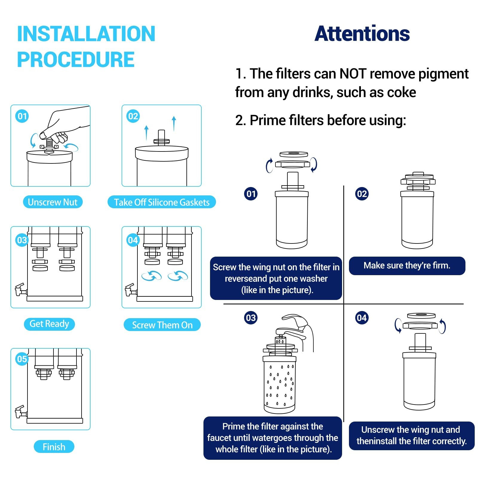 Alexapure 2387 Pro Water Filter Replacement, 3-Stage Filtration Reduces Chlor…