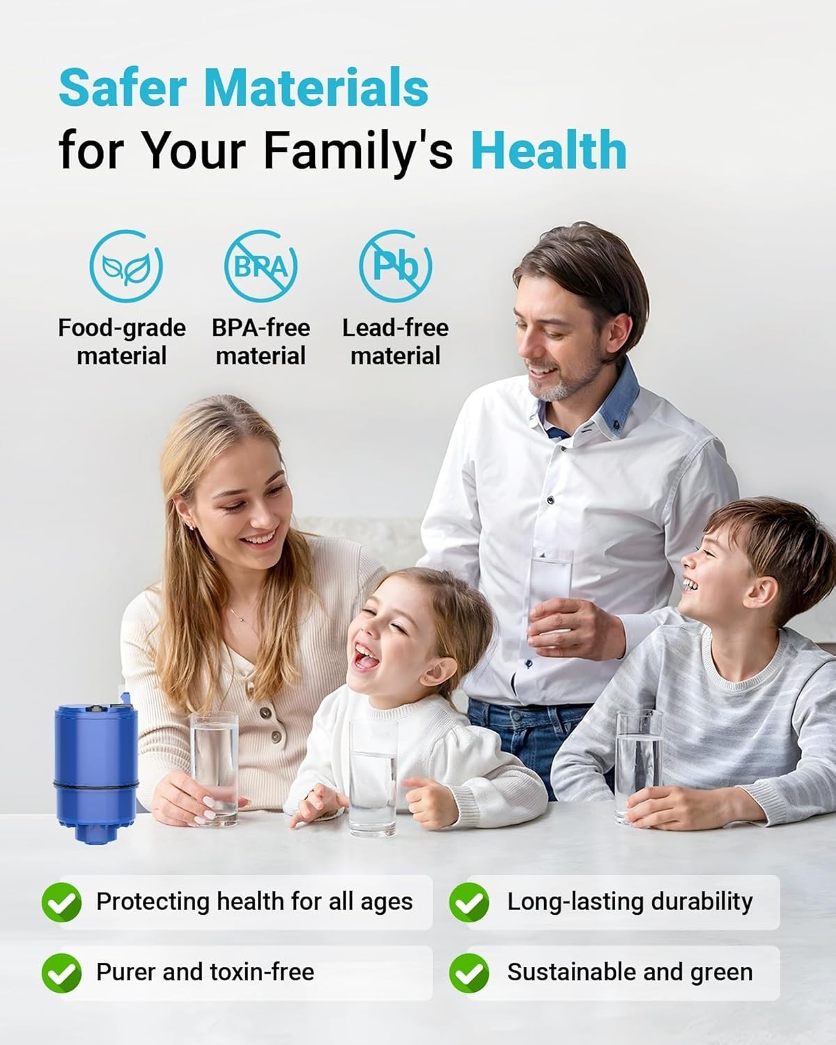 AQUA CREST 3 Pack Faucet Filter Replacement for All PUR®Plus, NSF 42 Certified-4